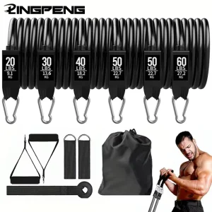 Resistance Bands Training Set – Full-Body Workout Kit with Handles,