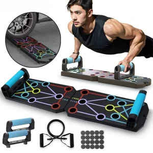 Folding Push-Up Board – Multifunctional Muscle Training Platform for Full Upper-Body Strength