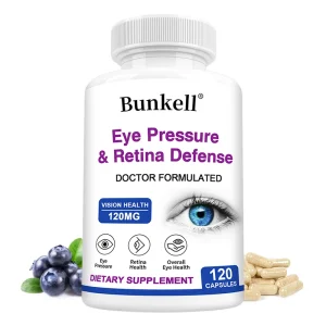 Eye Pressure & Retinal Defense Supplement, Supports Healthy Eye Pressure, Circulation & Eye Tissue, 120 Capsules
